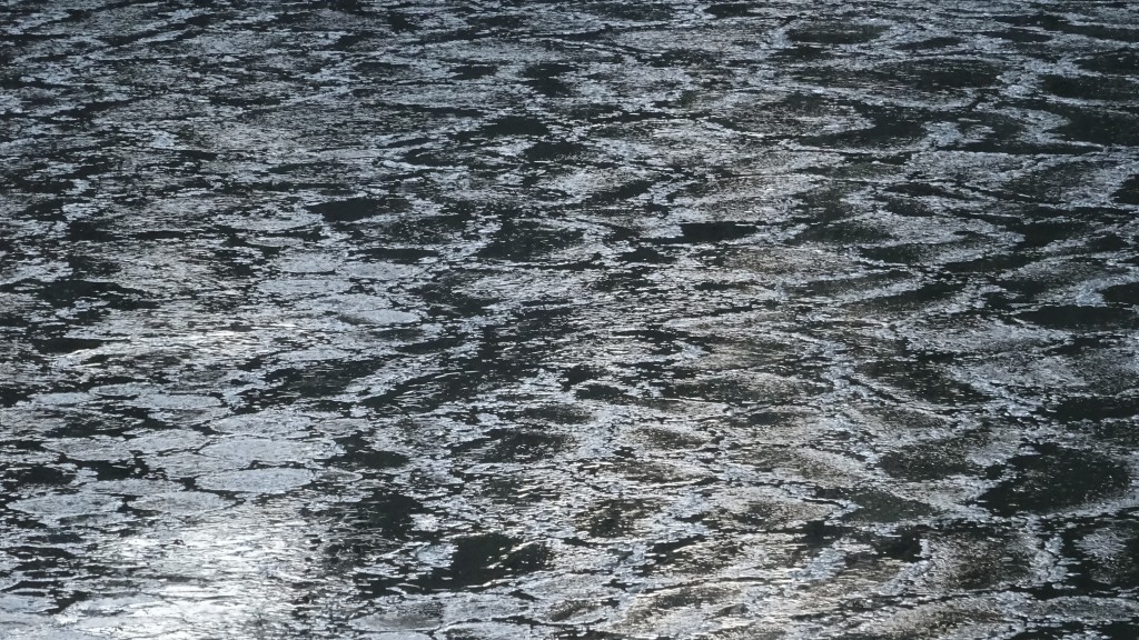 Isen bildar fina mönster