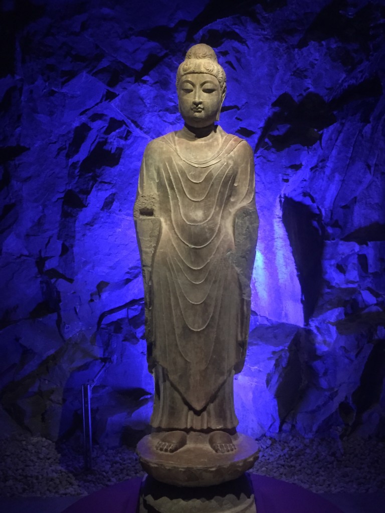 Buddha i blått